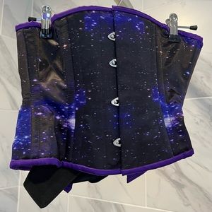 Orchard Corset Space Galaxy Underbust